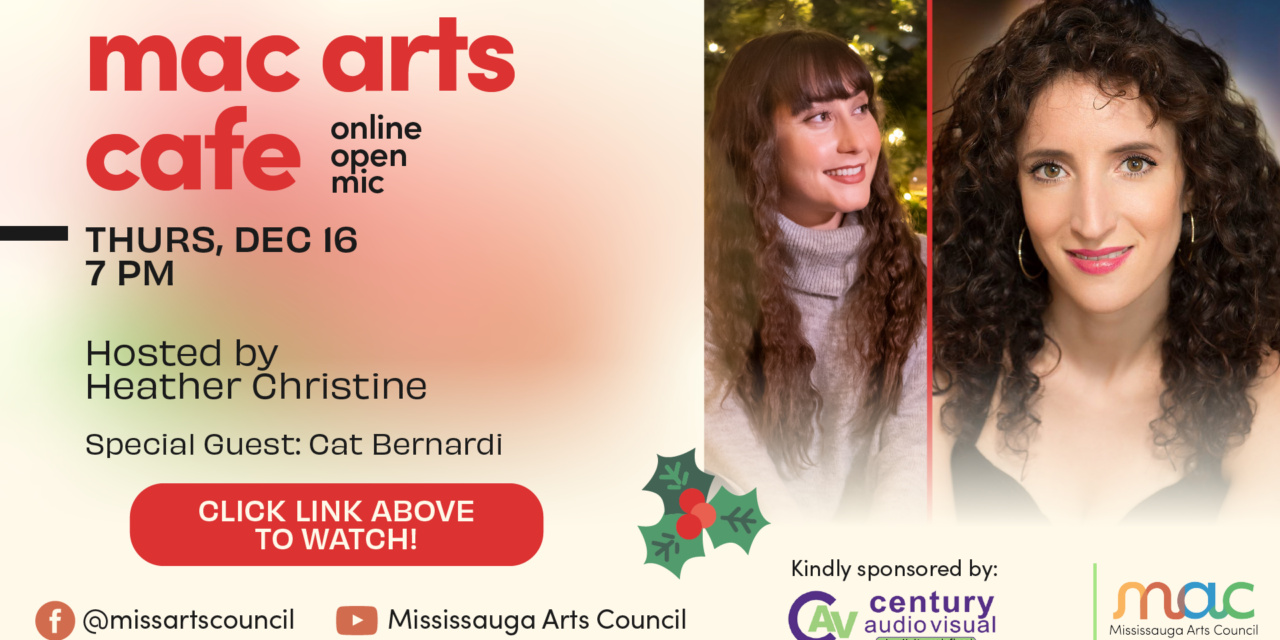 MUSIC MONDAYS: MAC ARTS CAFE Features Cat Bernardi!
