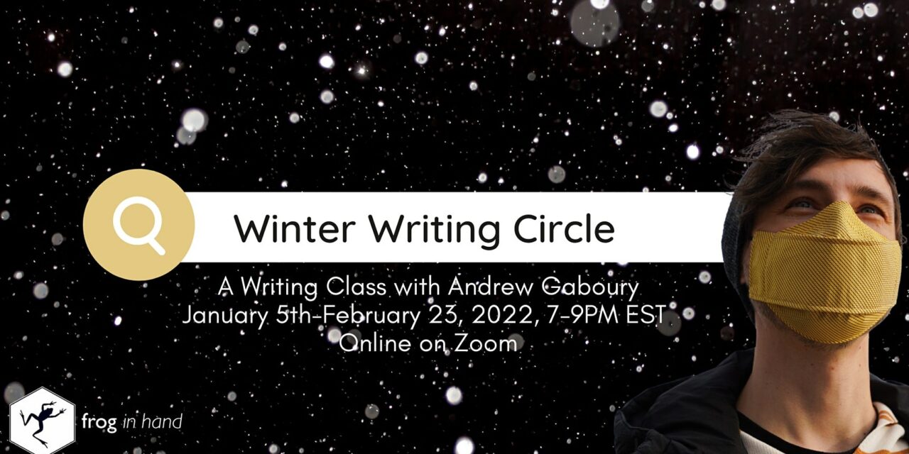 WRITE NOW: Frog In Hand Writer’s Circle