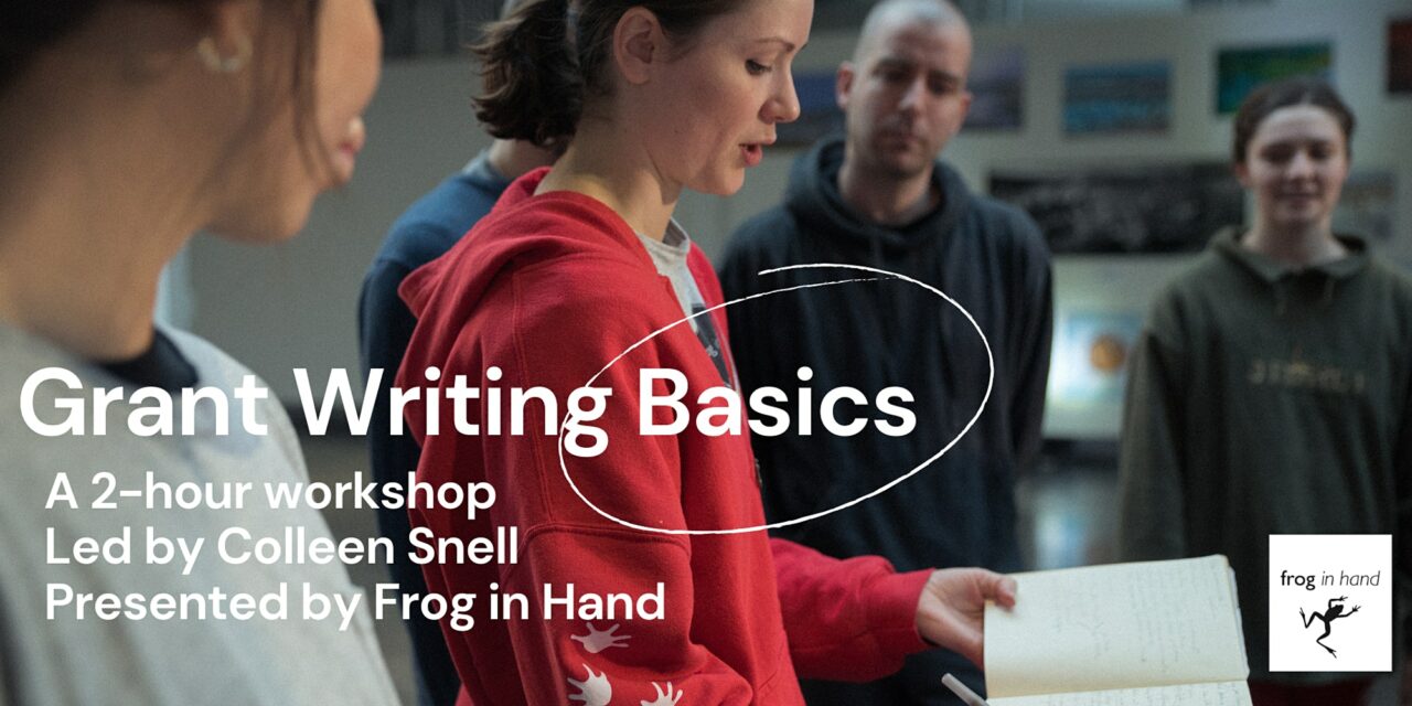 Grant Writing Basics by Frog in Hand is BACK!