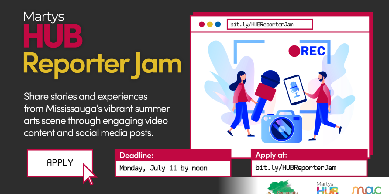ARTIST OPPORTUNITY: Martys HUB Reporter Jam