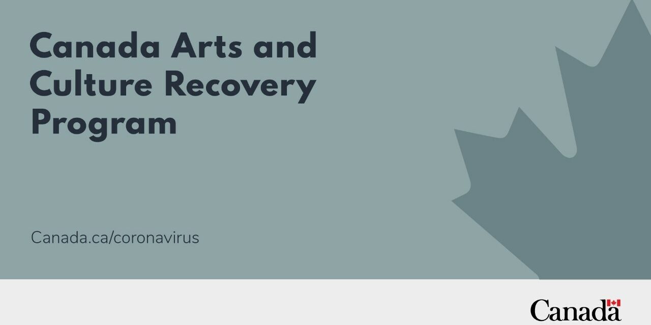Canadian Heritage: Targeted recovery support for Canadian arts, culture and heritage organizations to help welcome back audiences and boost revenues