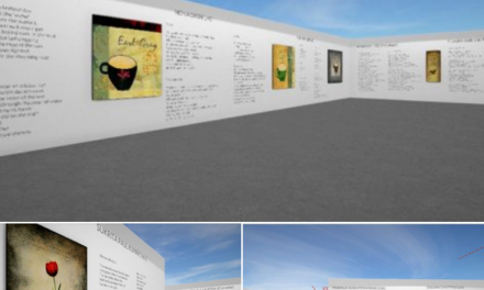 Enjoy a Virtual, International Art & Poetry Exhibition of Women poets CROSSARTS Gallery: IN BETWEEN THE LINES