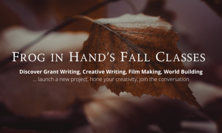 Frog in Hand’s Classes – fall into a new passion project