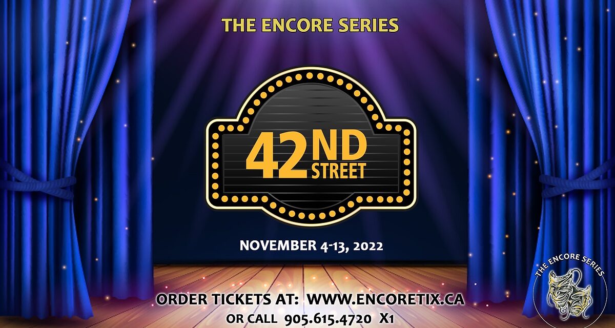 The Encore Series returns! Don’t miss the opening of ‘4nd Street’ this weekend (Nov 4-6)