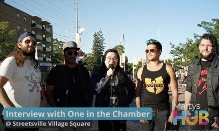 WATCH NOW: Interview with MARTY Award Winning band, One In The Chamber!