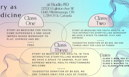 Join this interactive storytelling wellness workshop, Story as Medicine!