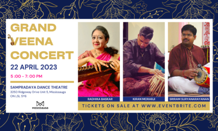 Join MARTY Finalist Radhika Baskar for a Grand Veena Concert – April 22