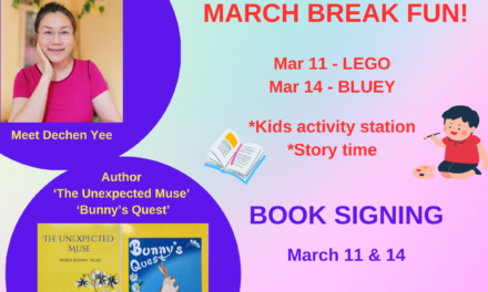 March Break fun at Chapters/Indigo