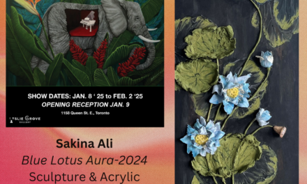 Selected for the juried art exhibit -Seeing Green at Leslie Grove Gallery, Toronto
